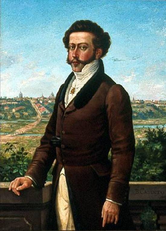 Quadro 'Dom Pedro I' de Benetito Calixto, final do Século XIX