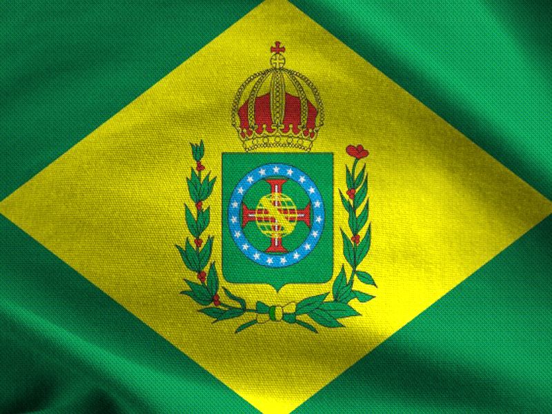 A Bandeira Imperial do Brasil após a Independência, Jean-Baptiste Debret, 1822-1889